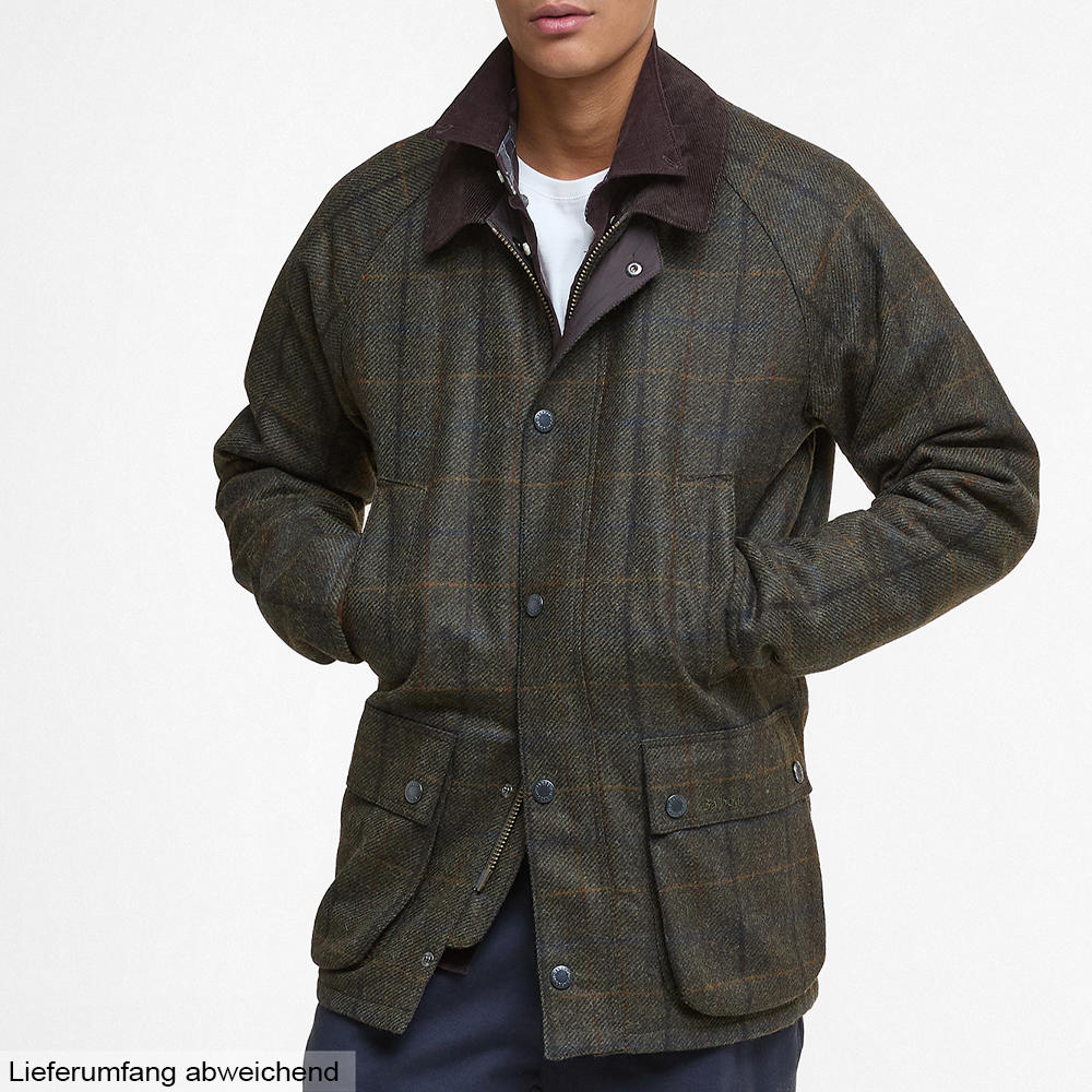 Barbour »Bedale« Men's Check Wool Jacket | brown | XXL | 827360/XXL